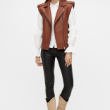 Ženski kožni prsluk Freely