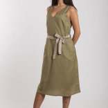 Ženska haljina Linen Blend