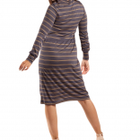 Ženska haljina Yarn Dyed Jearsy  Stripe