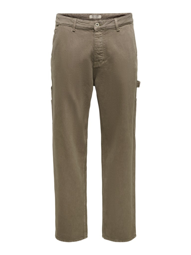 Muške braon pantalone Fade, fotografija 2