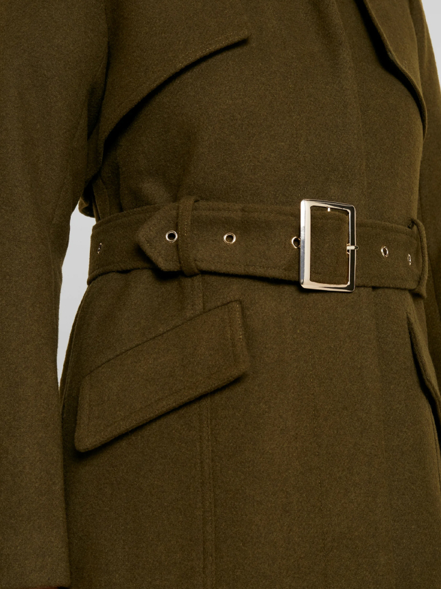 Ženski vuneni kaput Carla