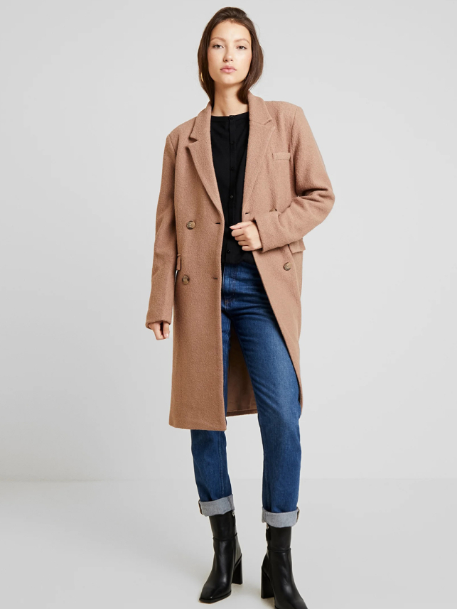 Ženski Vuneni Kaput Almond