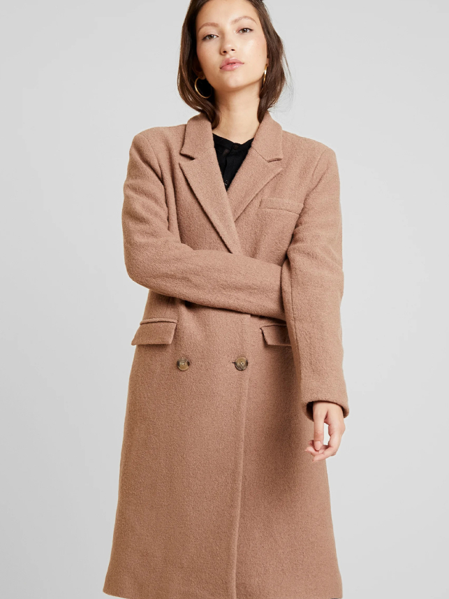 Ženski Vuneni Kaput Almond