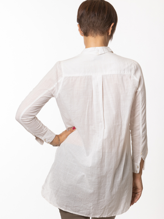Ženska košulja Basic cotton slub