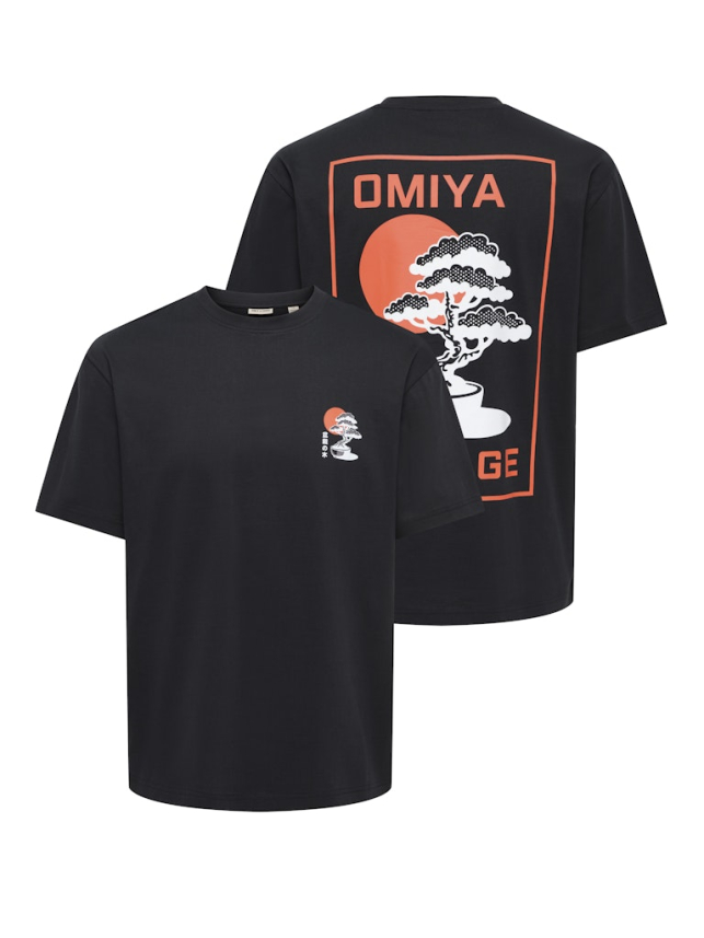 Muška crna majica Fred