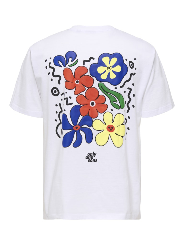 Muška bela majica Fleuri